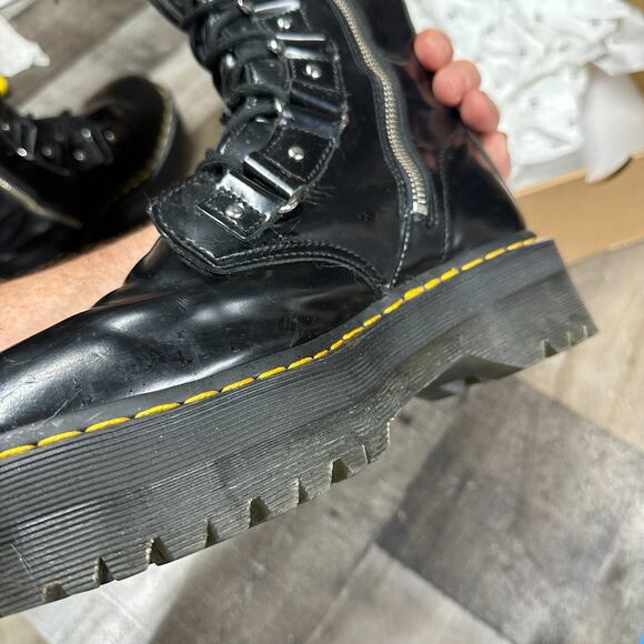 Dr Martens 1B60 BRITAIN XL knee high quad platform zipper boots UK 5 EU 38 US 7 - Picture 7 of 16